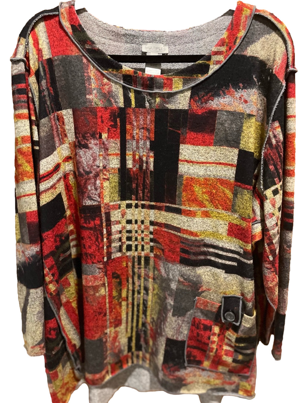 239. WOMENS MULTIPLES 3X DETAIL SWEATER